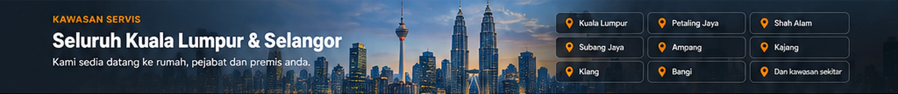 Bandar Bukit Bintang, Kuala Lumpur, kawasan servis tukang kabinet dapur dan tukang rumah KerjaTukang
